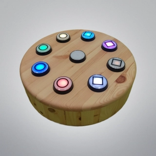 Interaktivní dálkový ovladač, kruh